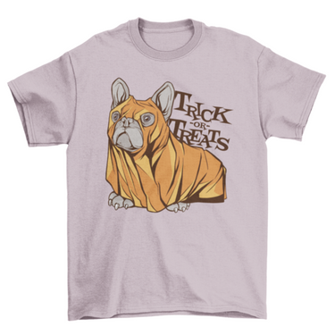 Trick or Treats Frenchie Halloween T-Shirt